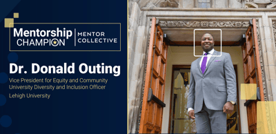 Mentorship Champion Dr. Donald Outing