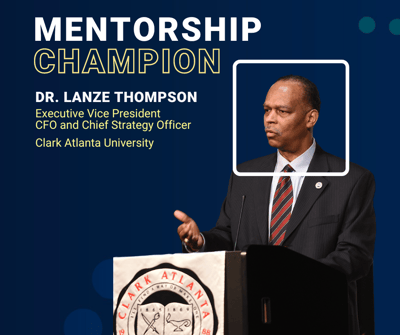 Mentorship Champion Dr. Lanze Thompson