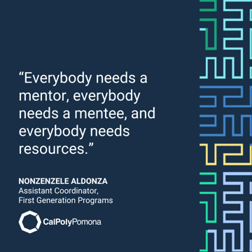 “Everybody needs a mentor, everybody needs a mentee, and everybody needs resources.” - Nonzenzele Aldonza