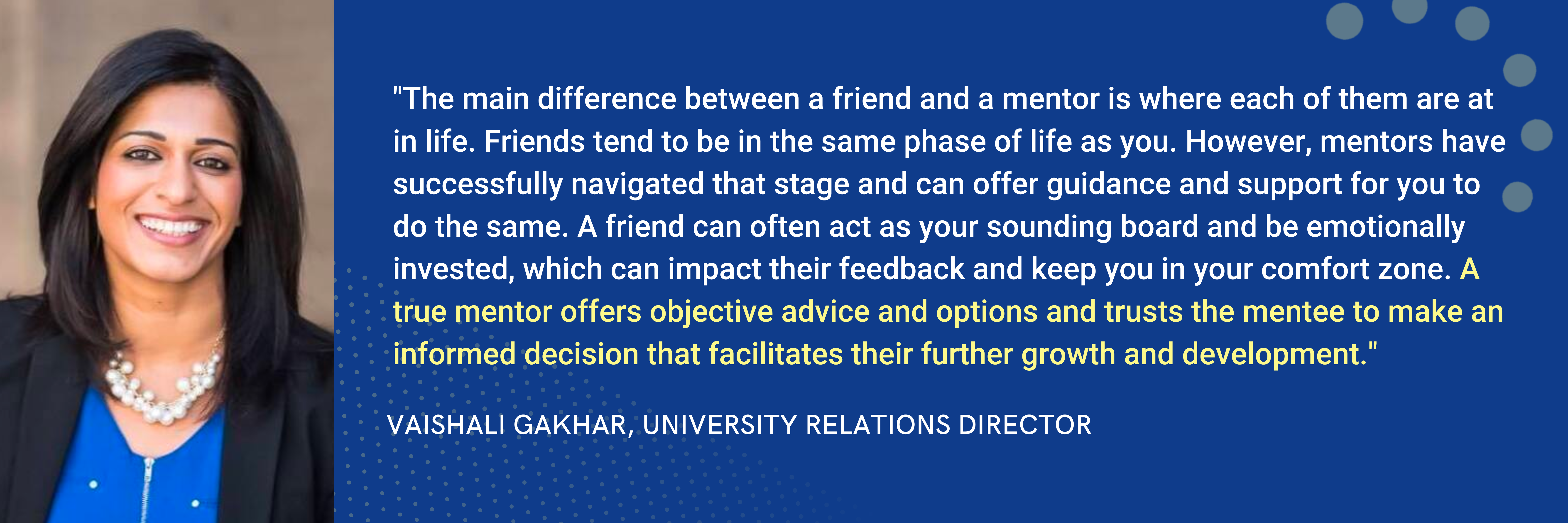 Vaishali Gakhar_Mentorship Quote