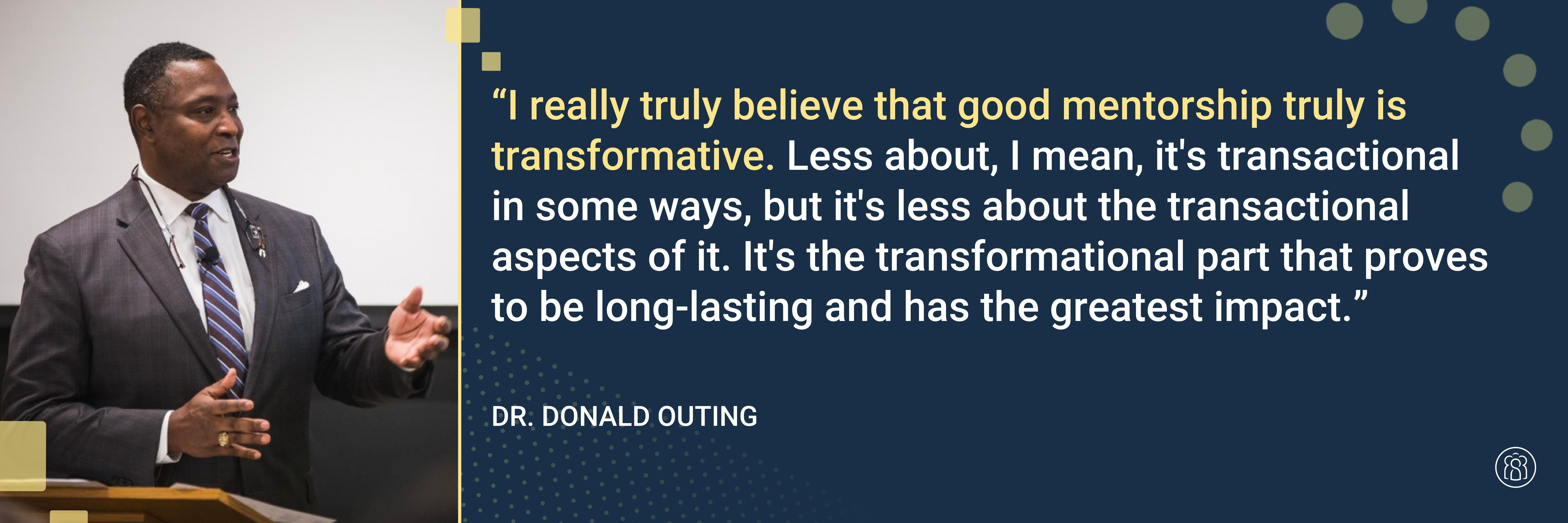 Donald Outing_Transformative Mentorship