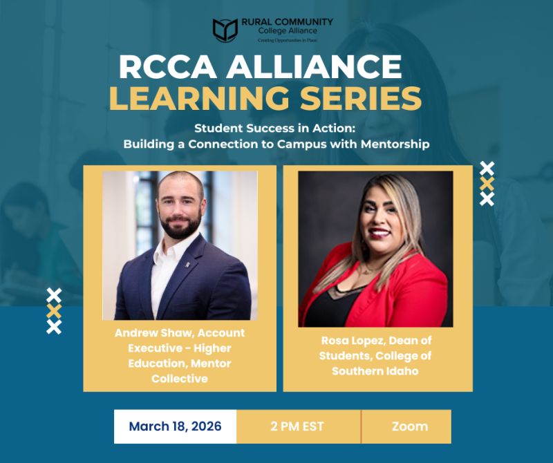 Rural Community College Alliance Collaboration with Mentor Collective 