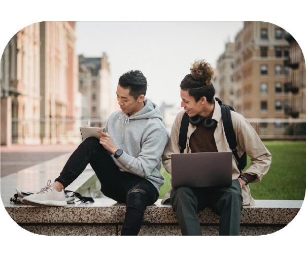 Outside studying_2024