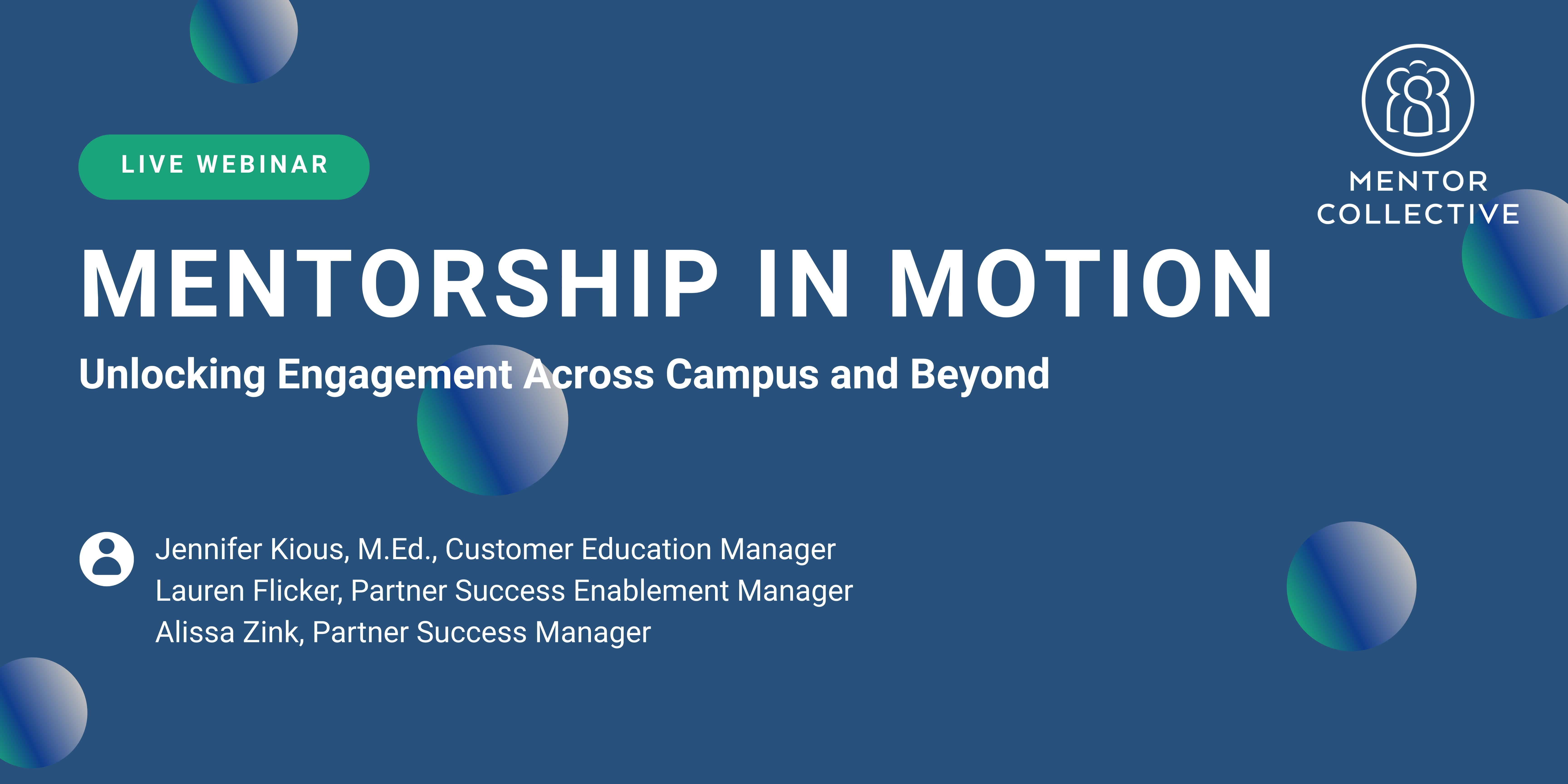mentorship in motion banner
